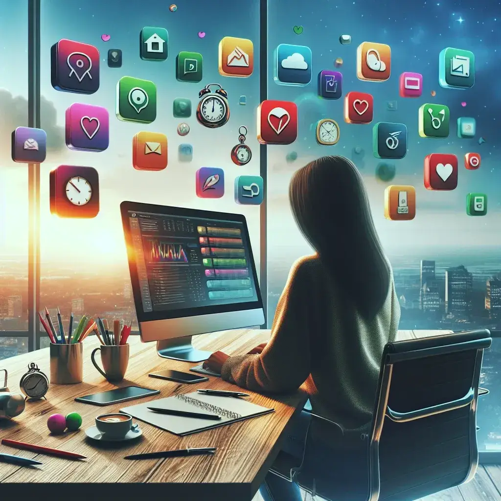 "Freelancer using software tools on a laptop to organize tasks and deadlines for better productivity"