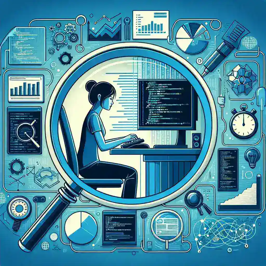 Alt text: "Screenshot of a productivity tracking software dashboard showcasing key metrics and analytics for developers, highlighting tools for monitoring developer performance in a comprehensive guide."