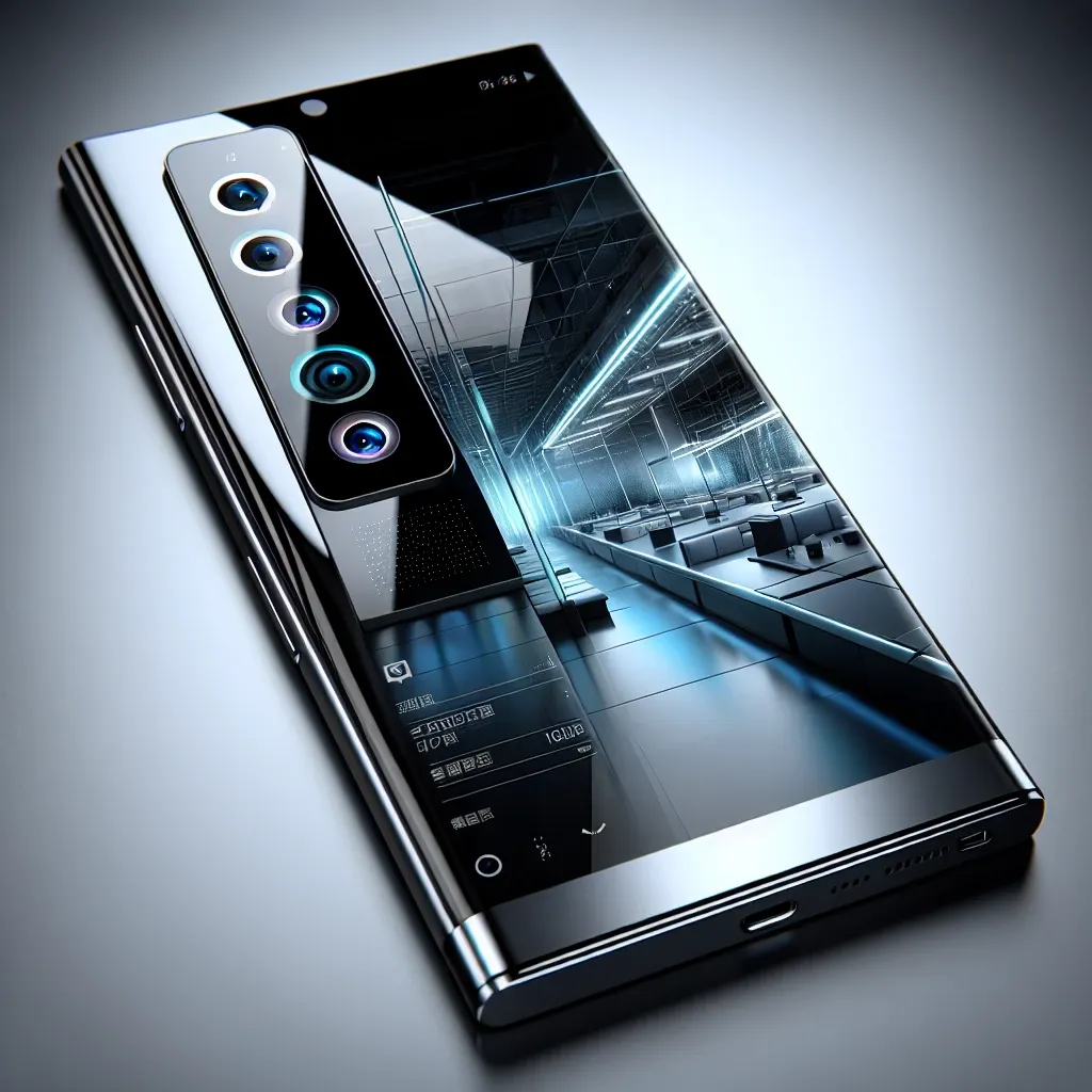 "ZTE's new smartphone design showcasing innovative features and sleek aesthetics, illustrating potential future design trends for Apple's iPhone 18, as discussed in the article about U.S.-bound phone advancements."